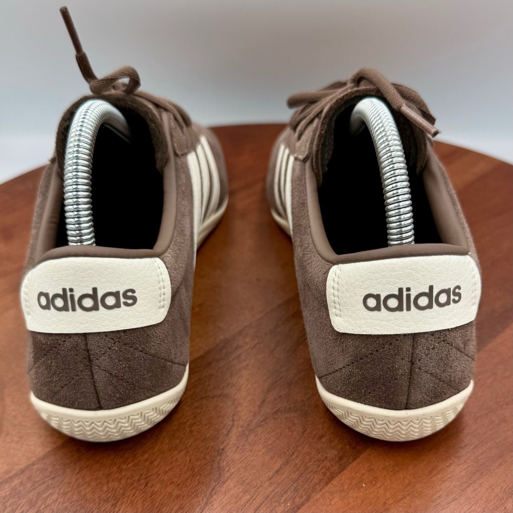 Adidas Grand Court Lo Sneakers Women 9 Brown Earth Strata Off White JQ7226 Retro - Picture 7 of 12